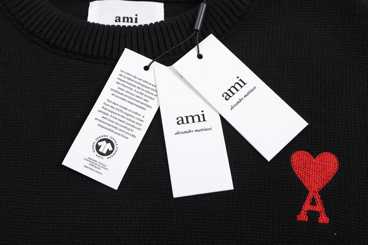 Ami black sweater