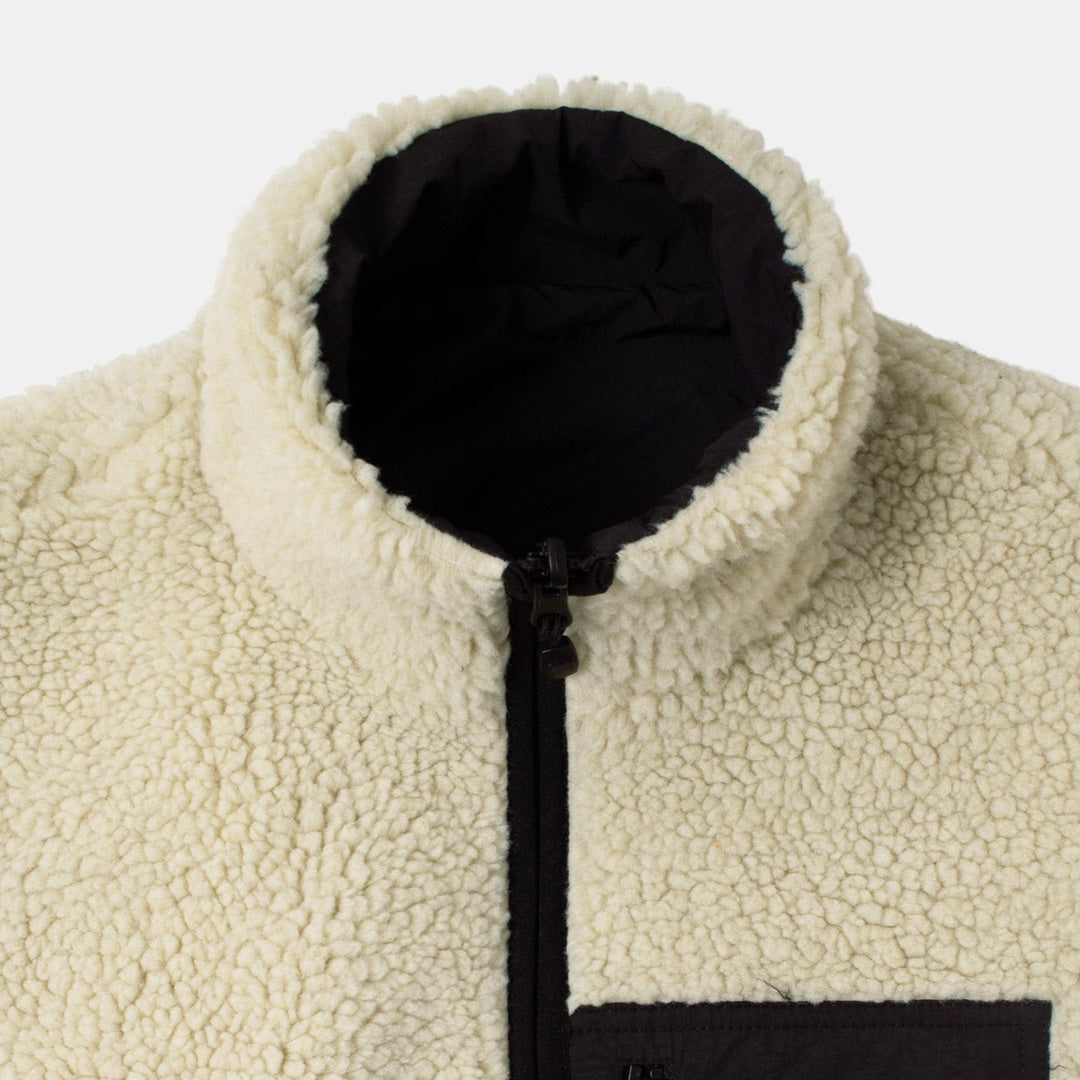 Sherpa 8 ball jacket white