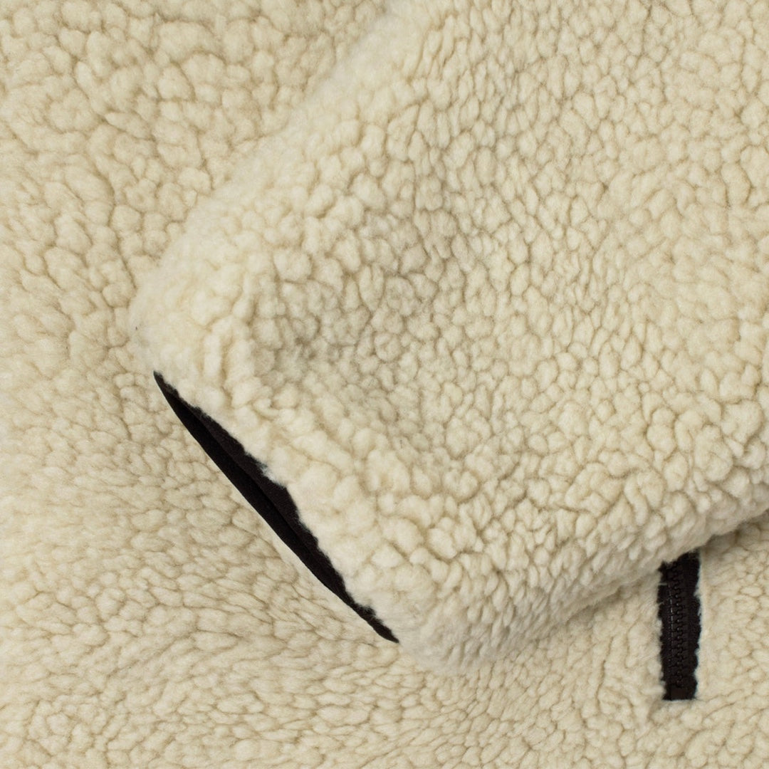 Sherpa 8 ball jacket white