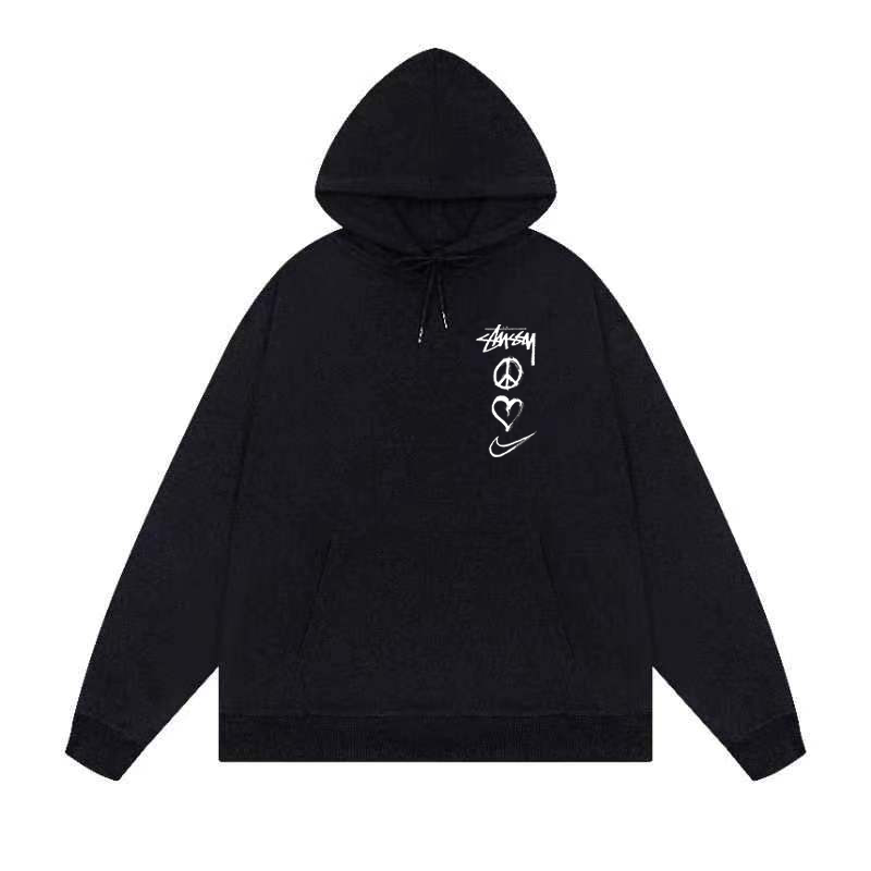 Stüssy X Nike black hoodie