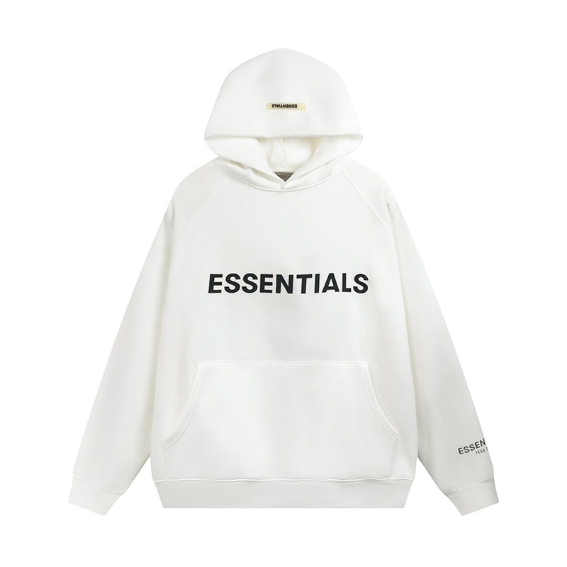 Essentials white hoodie