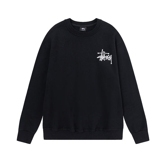 Stüssy black crew neck