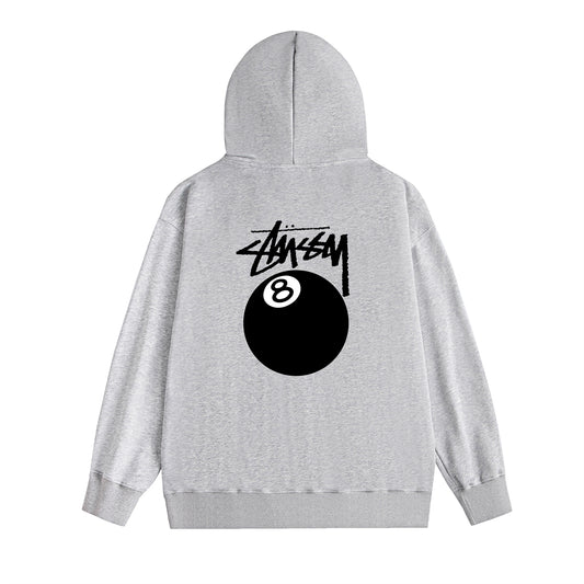 Stüssy 8 ball gray hoodie