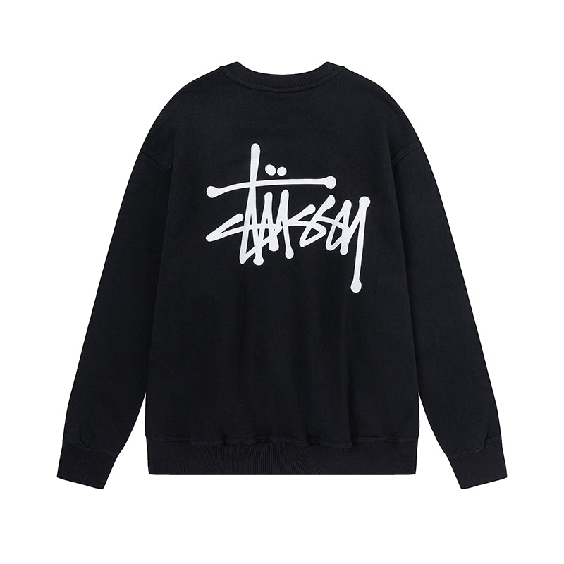 Stüssy black crew neck