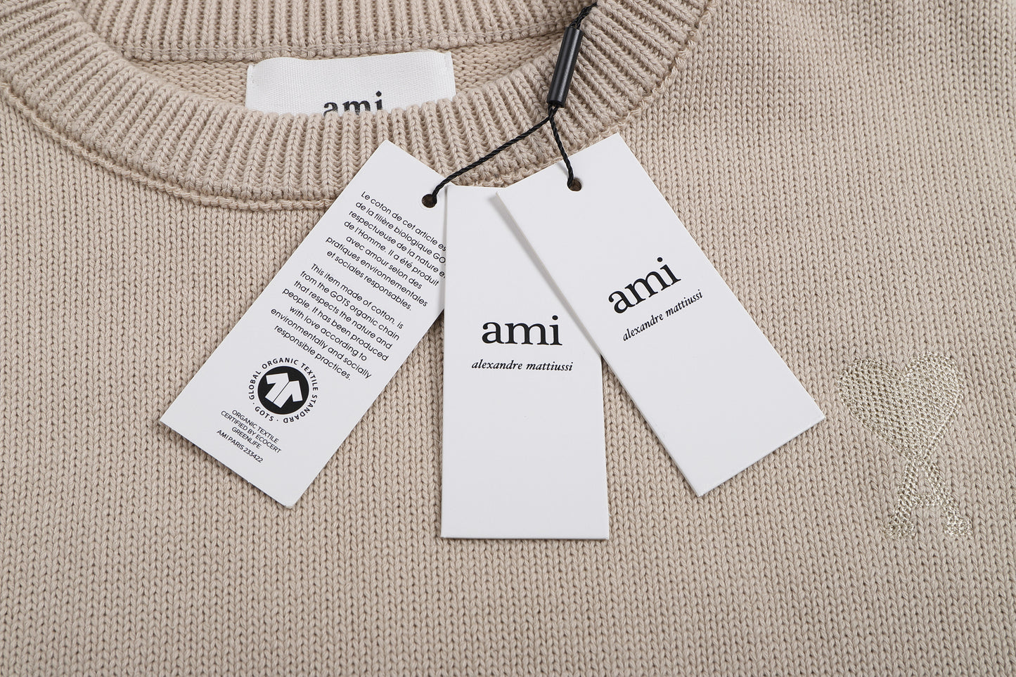 Ami beige sweater