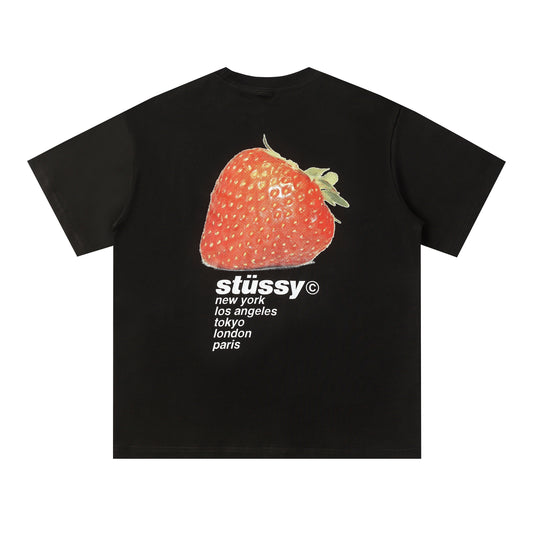 Stüssy strawberry black