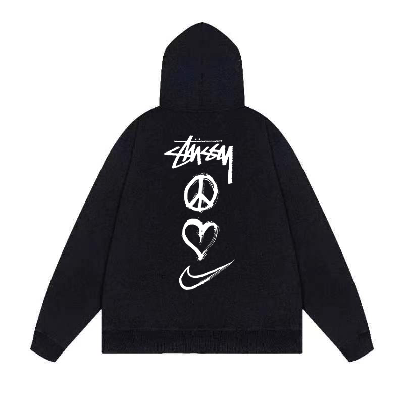 Stüssy X Nike black hoodie