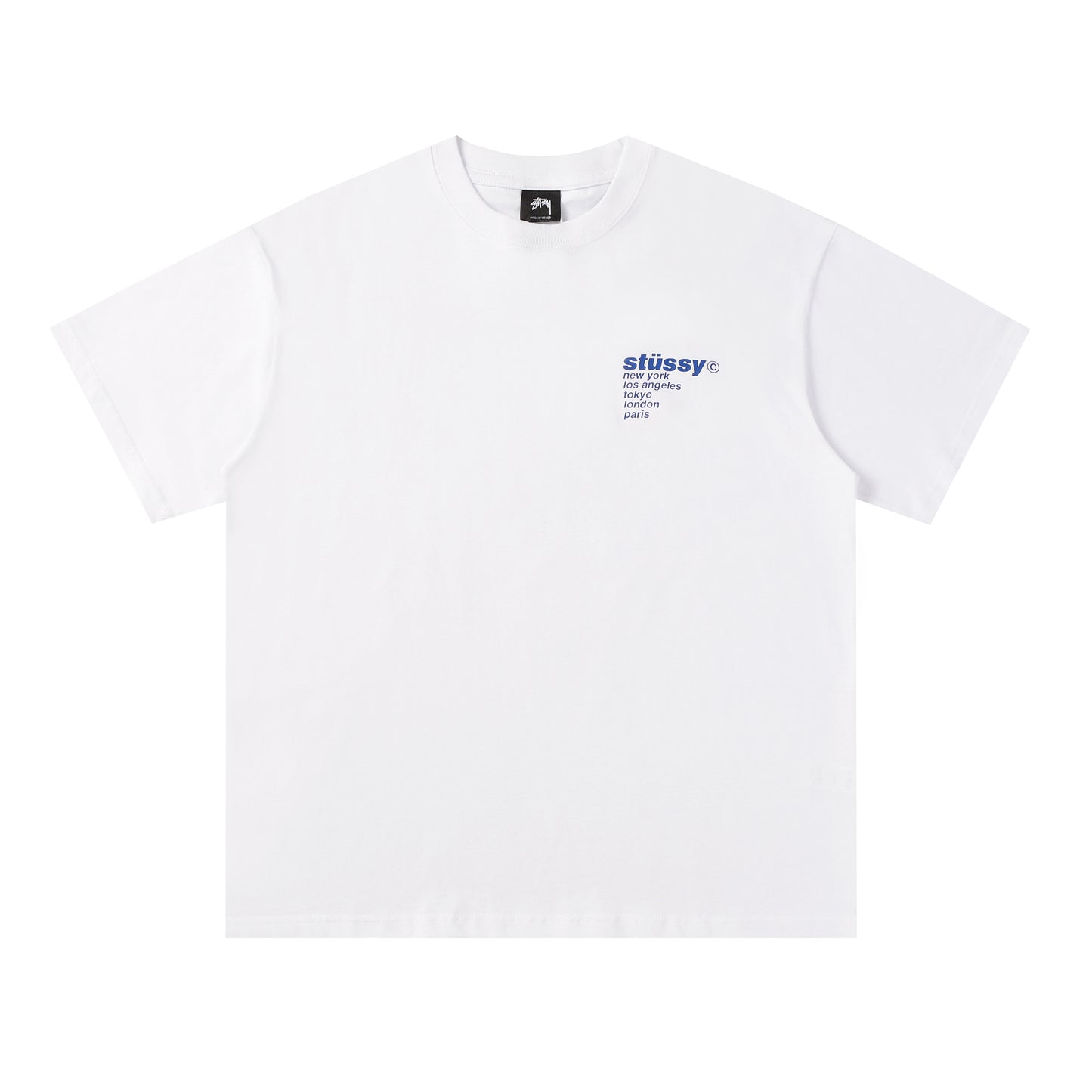 Stüssy strawberry white