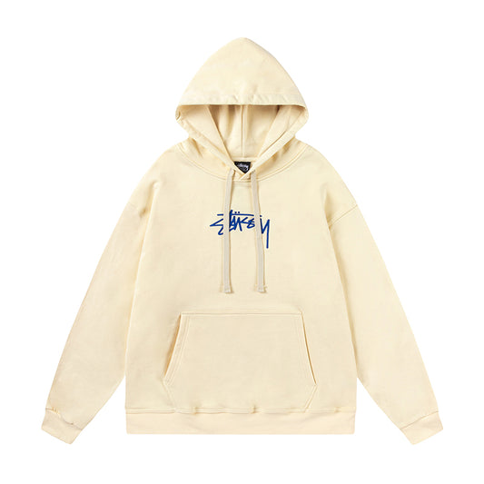 Stüssy beige hoodie