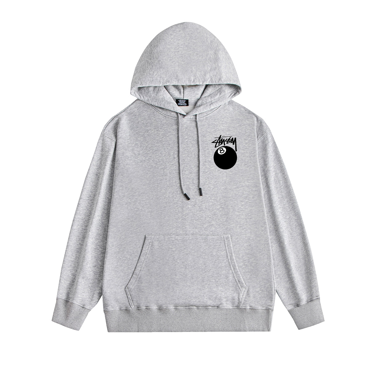 Stüssy 8 ball gray hoodie