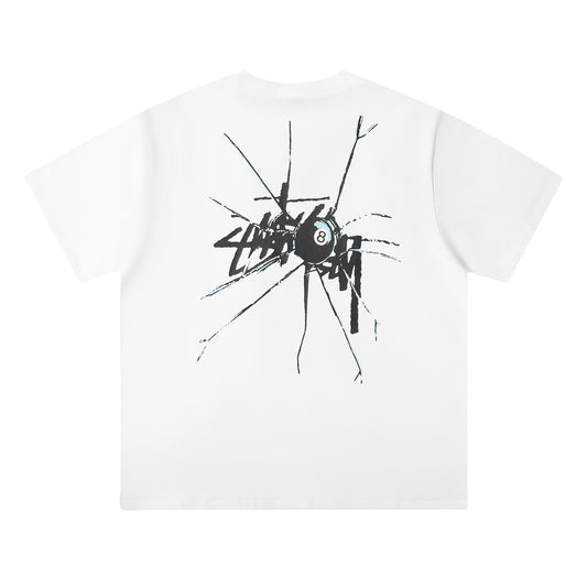 Stüssy shattered white