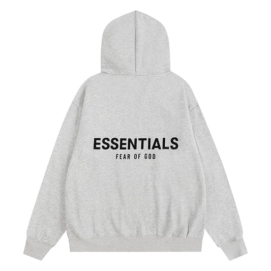 FOG X Essentials gray hoodie