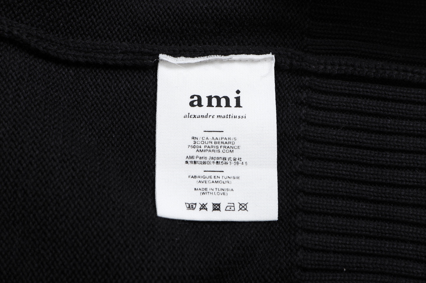 Ami black sweater