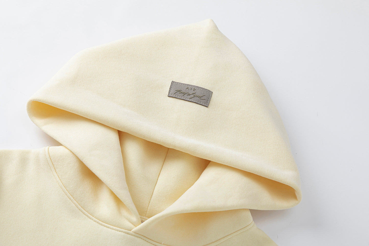 Essentials X FOG beige hoodie