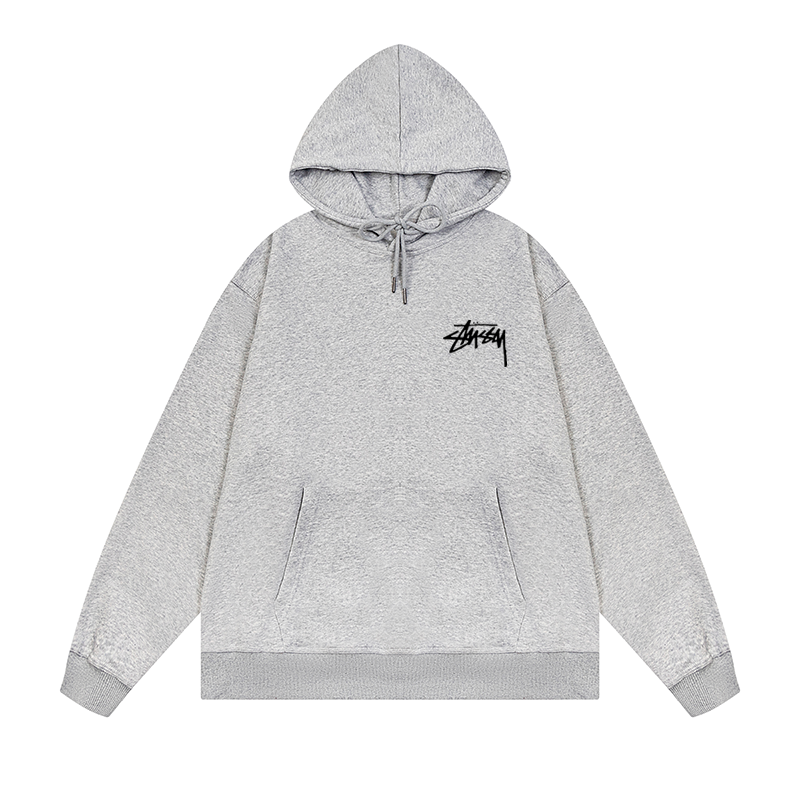 Stüssy gray shattered hoodie