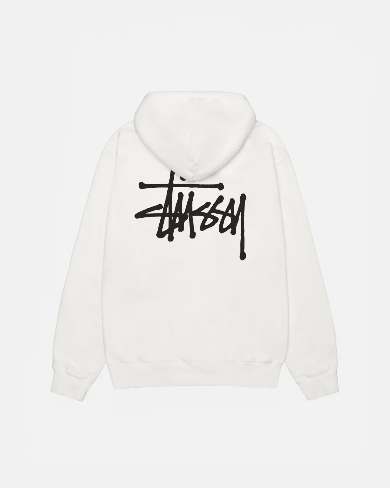 Stüssy basic white hoodie