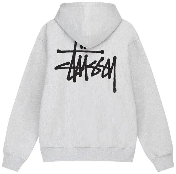 Stüssy basic gray hoodie