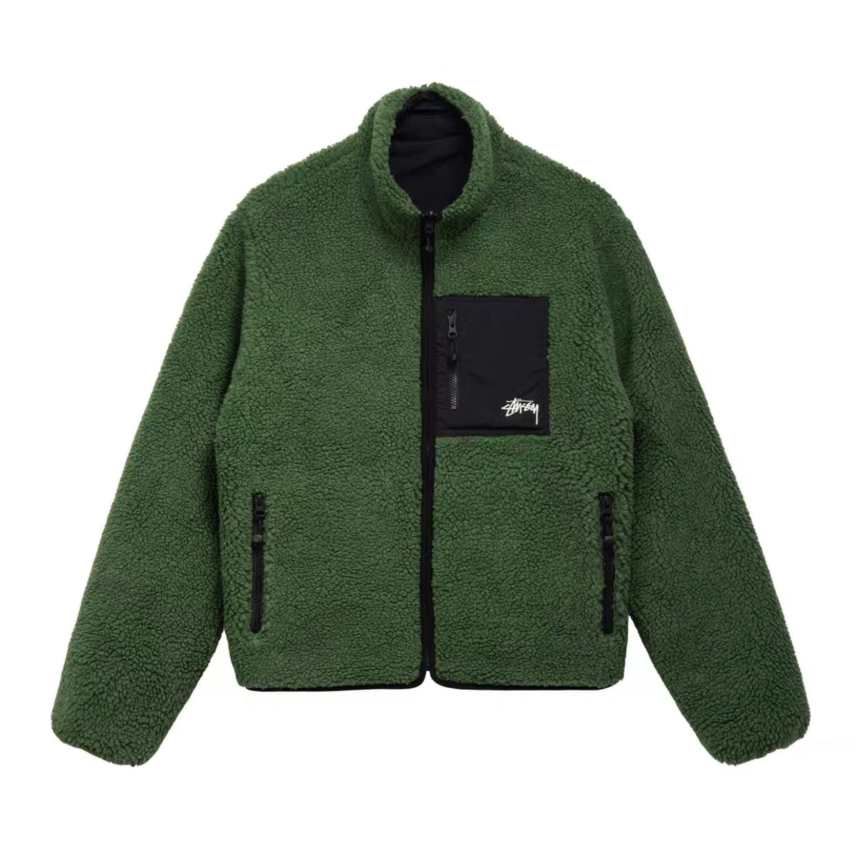 Sherpa 8 ball green jacket