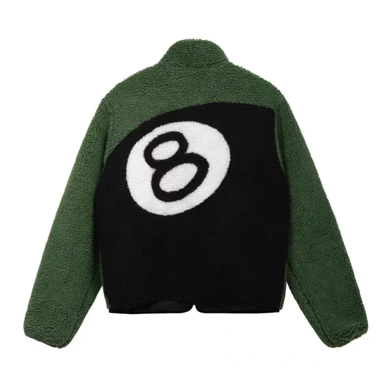 Sherpa 8 ball green jacket