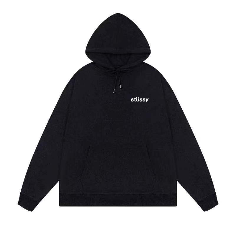 Stüssy popsicle hoodie black