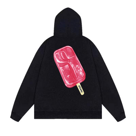 Stüssy popsicle hoodie black